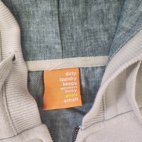 Enjoi skateboarding panda Patch Zip Up Light Green hoodie Cotton sz small Y2K - Picture 8 of 14